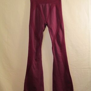Nova Sport Women's Burgundy Flare Pants